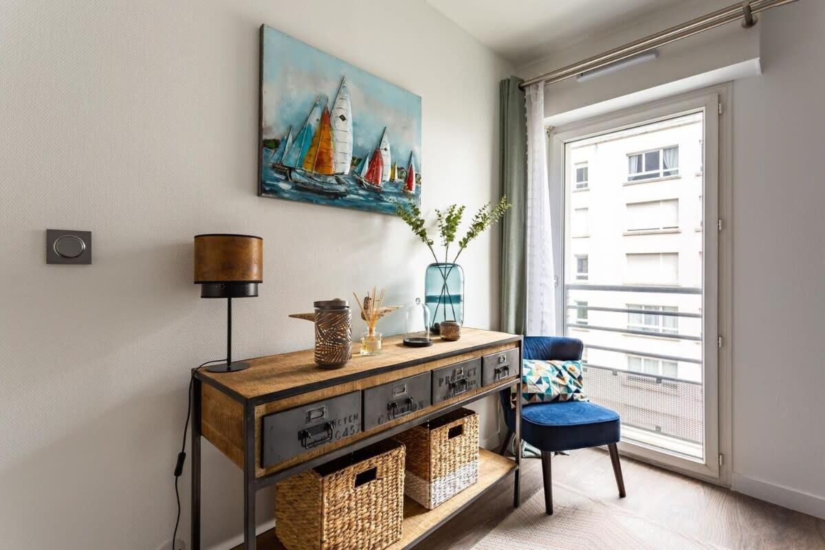 Le Saint Helier -Appartement Cosy Et Calme Parking Rennes Ngoại thất bức ảnh